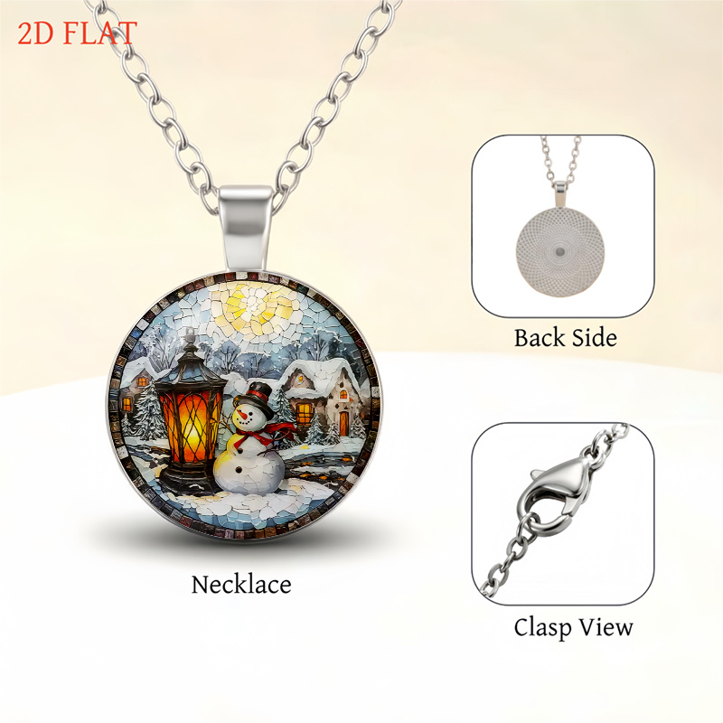 5pc Christmas Snowman & Lantern-Themed Ladies' Jewellery Set, Gift Ready